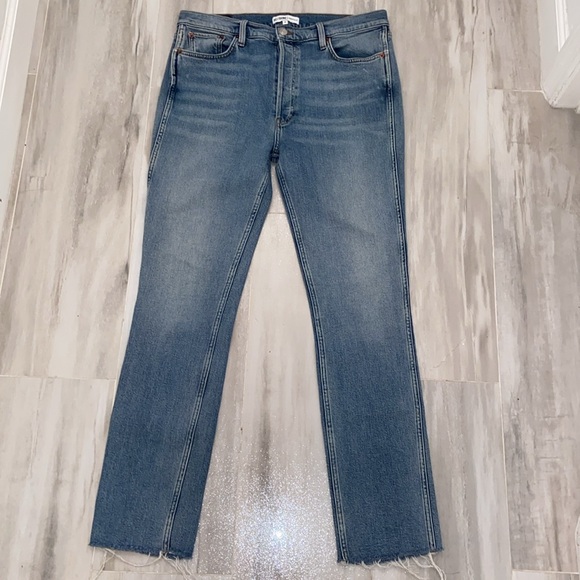 RE/DONE Originals 2019 Skinny Leg Ankle, Raw Hem, 33x30, NWOT, $279 MSRP - Picture 11 of 12